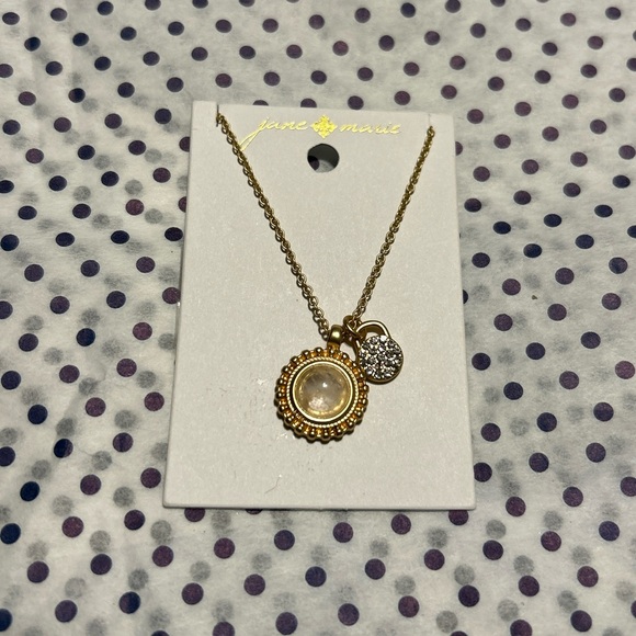 Jane Marie Gold and Silver Pendant Necklace - Picture 3 of 5